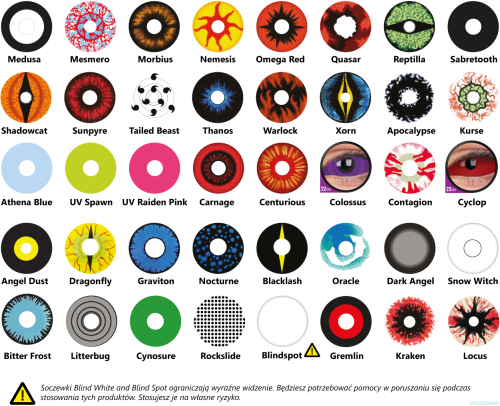 ColourVue Sclera 22 mm - 2 sztuki