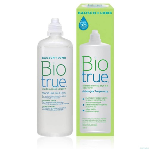Płyn do soczewek Biotrue 480 ml