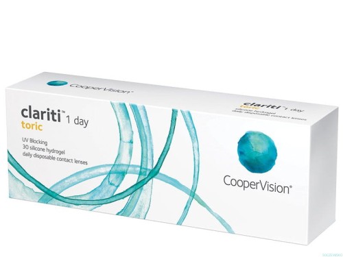 Soczewki CooperVision Clariti 1-Day Toric 30 Szt.