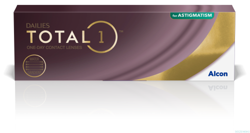 Alcon Soczewki kontaktowe DAILIES TOTAL1 for Astigmatism 30szt