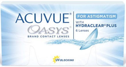 ACUVUE® OASYS with HYDRACLEAR® PLUS for ASTIGMATISM 6szt